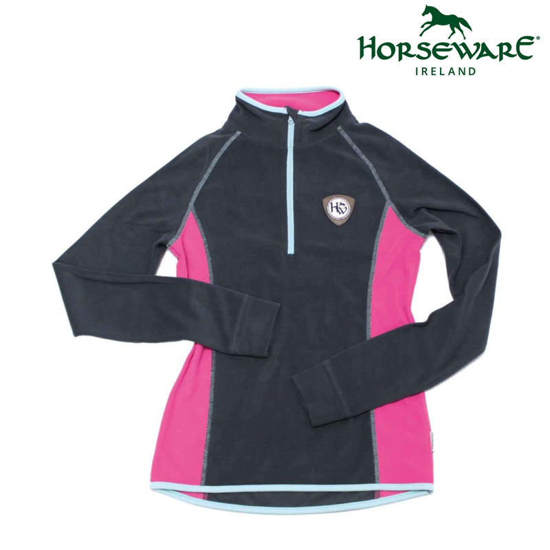 Horseware Fiona Half Zip Fleece - Castle Rock-2